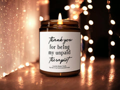 Vet owned small business candle maker candle
