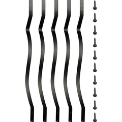 VEVOR aluminum alloy deck balusters 32.25x1 51 pack front view