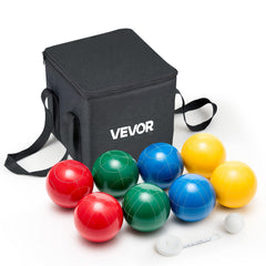 VEVOR Bocce Ball Set eight resin balls pallino measuring rope