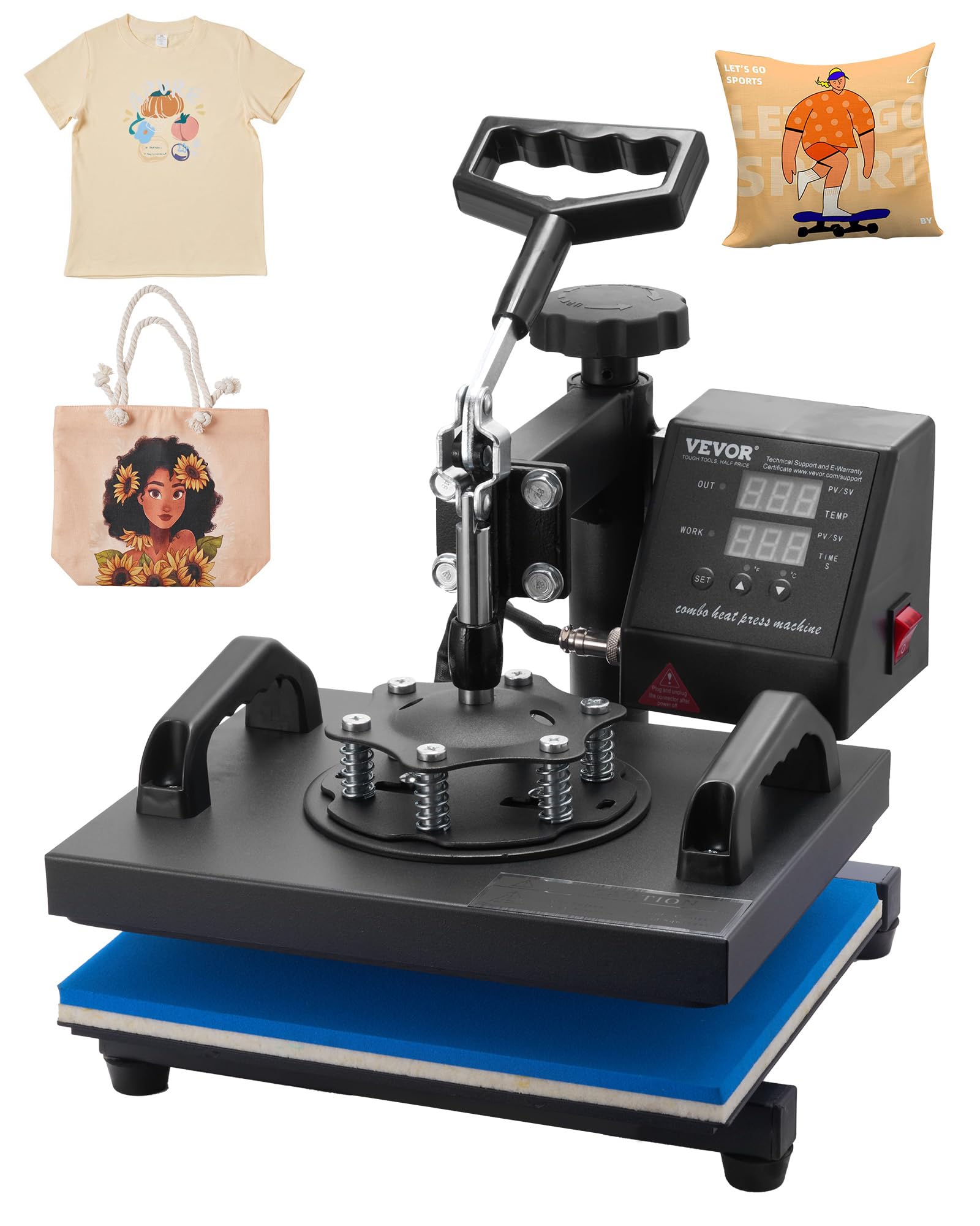 VEVOR heat press machine 12x10in