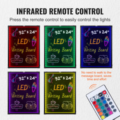 Infrared remote control for LED message board