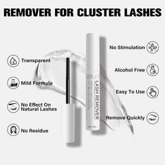 VEYESBEAUTY cluster lash remover packaging and label