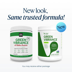Green Vibrance vegan powder 24 oz container