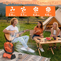 Vicsoon camping fan LED lantern integrated