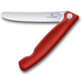 Victorinox Swiss Classic Foldable Paring Knife red handle 4.3 inch blade