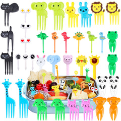 Vicuna R fun kids food picks assorted animal shapes and colors