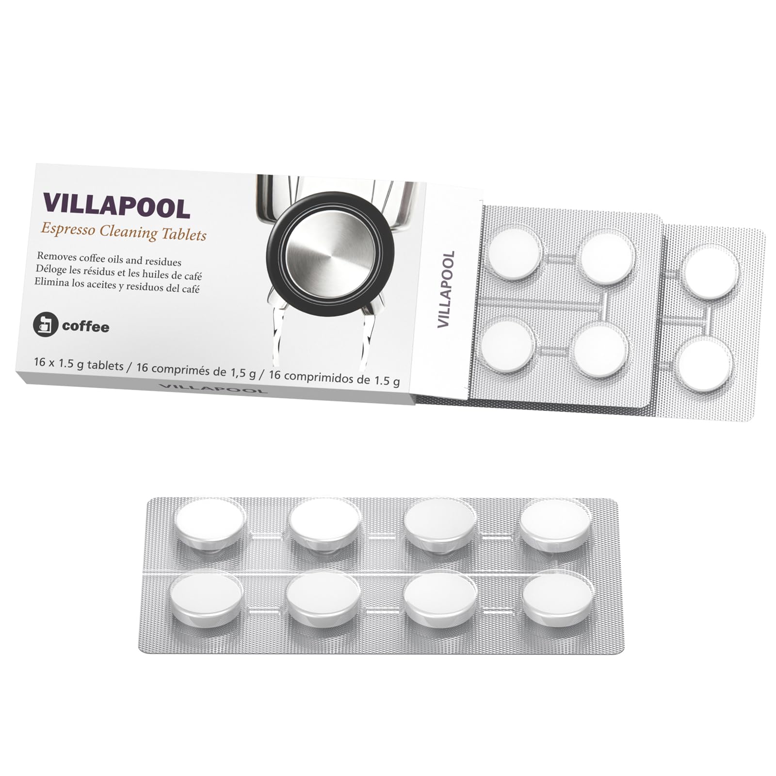 VILLAPOOL BEC250 espresso cleaning tablets for Breville machines