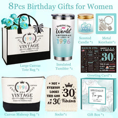 1996 canvas makeup pouch included in gift box