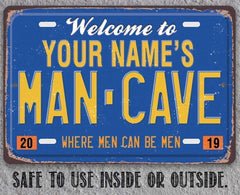 Vintage metal sign 8x12 inches epoxy ink