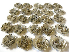 Pages may include text images or cover elements in sheet music flowers