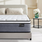 Vipcute Queen Mattress 12 inch hybrid pocketed coil gel memory foam in a box