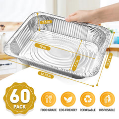 Food safe heavy duty aluminum tray