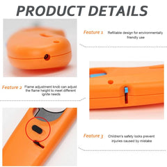 Lighter with built in safety features for everyday use