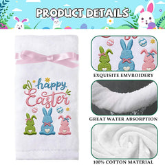 Easter decor towels suitable for kitchens bathrooms and dining rooms
