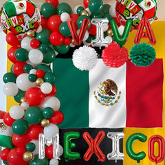 VIVA MEXICO balloons included in the package for celebration