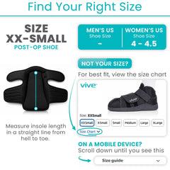 Vive Closed Post Op Shoe fracture variant with adjustable straps