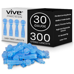 Vive Precision Easy-Twist Lancets 300 count packaging