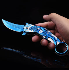 7Cr13MoV blade on Vividstill pocket knife