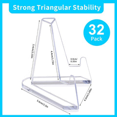 Clear acrylic card stand durable and wear resistant