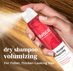 Bottle of Viviscal Volumizing Dry Shampoo with keratin