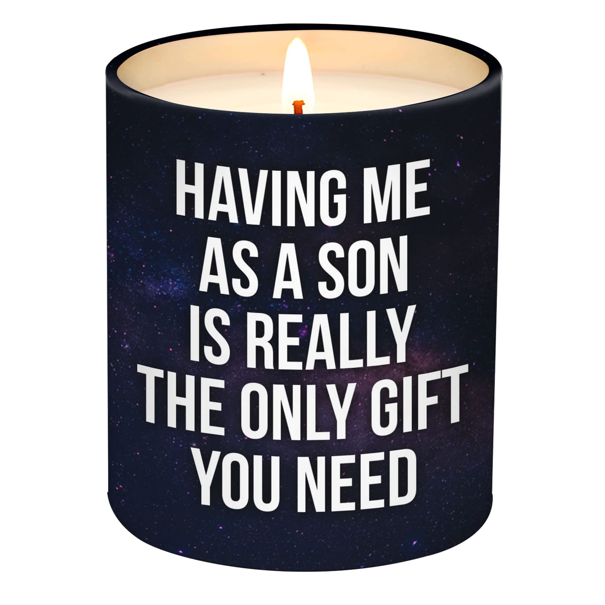 Viwix candle mom gift 10 oz lemongrass soy wax