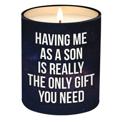 Viwix candle mom gift 10 oz lemongrass soy wax