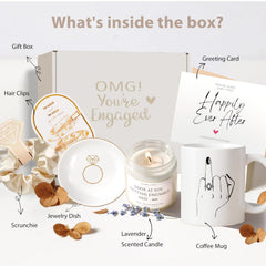 Ceramic coffee mug included in VKTASIMK engagement gift set