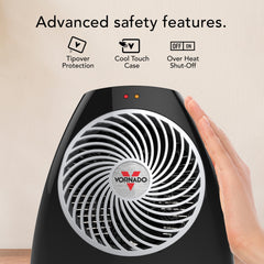 Vornado VH202 2025 cool touch exterior safety features