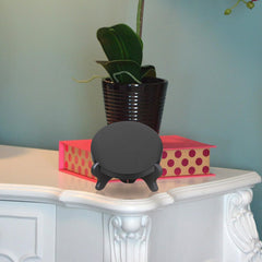 Black obsidian mirror 6cm reflective surface for scrying