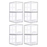 vtopmart under sink organizer drawers set under cabinet in clear acrylic