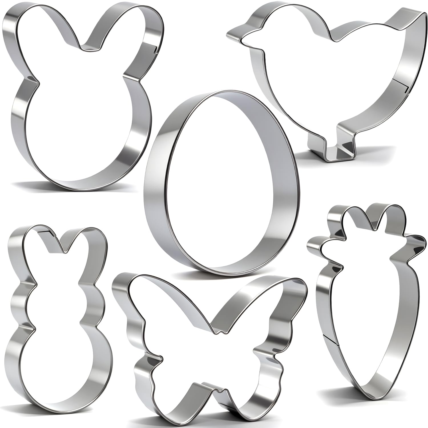 VTUGP Easter cookie cutters bunny head 4 inch shape