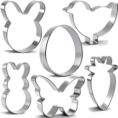 VTUGP Easter cookie cutters bunny head 4 inch shape