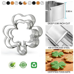 VTUGP three leaf clover small cookie cutter