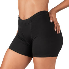 Boxer style pelvic floor support underwear Black Medium