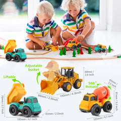 Wheat straw material construction toys for indoor and outdoor play