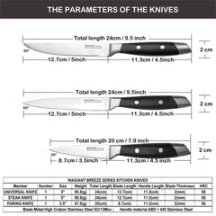 WAGIANT Breeze Series universal knife 5in image