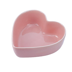 WAIT FLY heart shaped ceramic bowl 5.5L x 5W x 2H