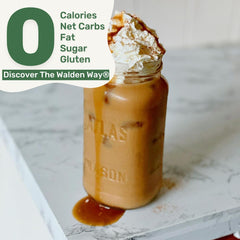 Walden Farms caramel coffee creamer 6-pack bottles