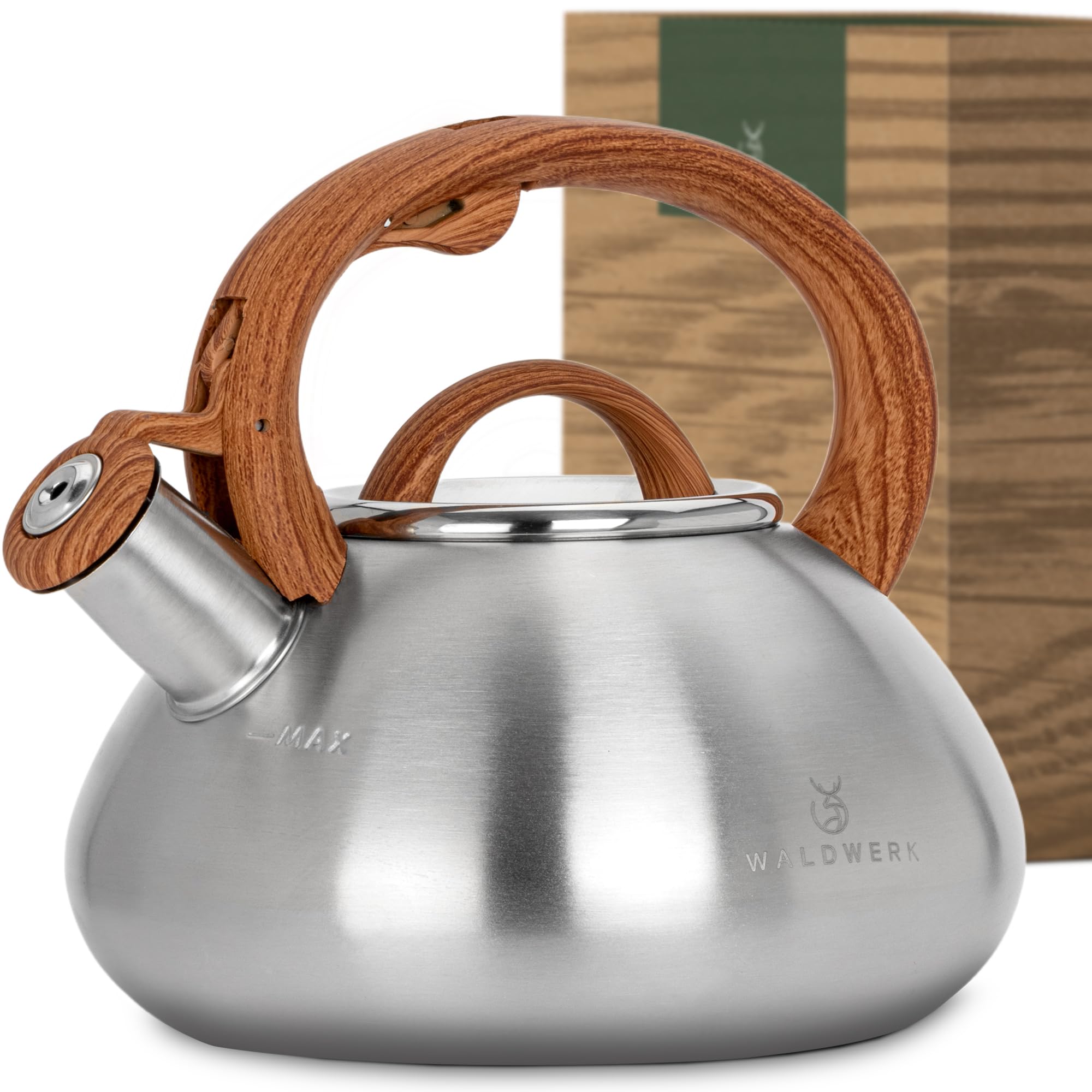 WALDWERK Tea Kettle Stovetop 1.5 quart capacity