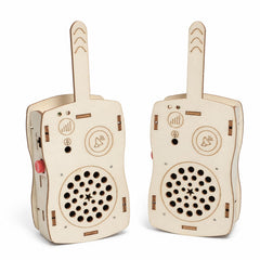 Walkie Talkies kit product image wooden components
