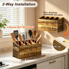 15° sloping top design for easy access to utensils