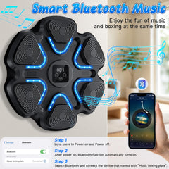 Wall mounted punching toy with boxing gloves
