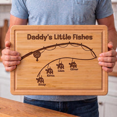Walnut cutting board option for dad gift