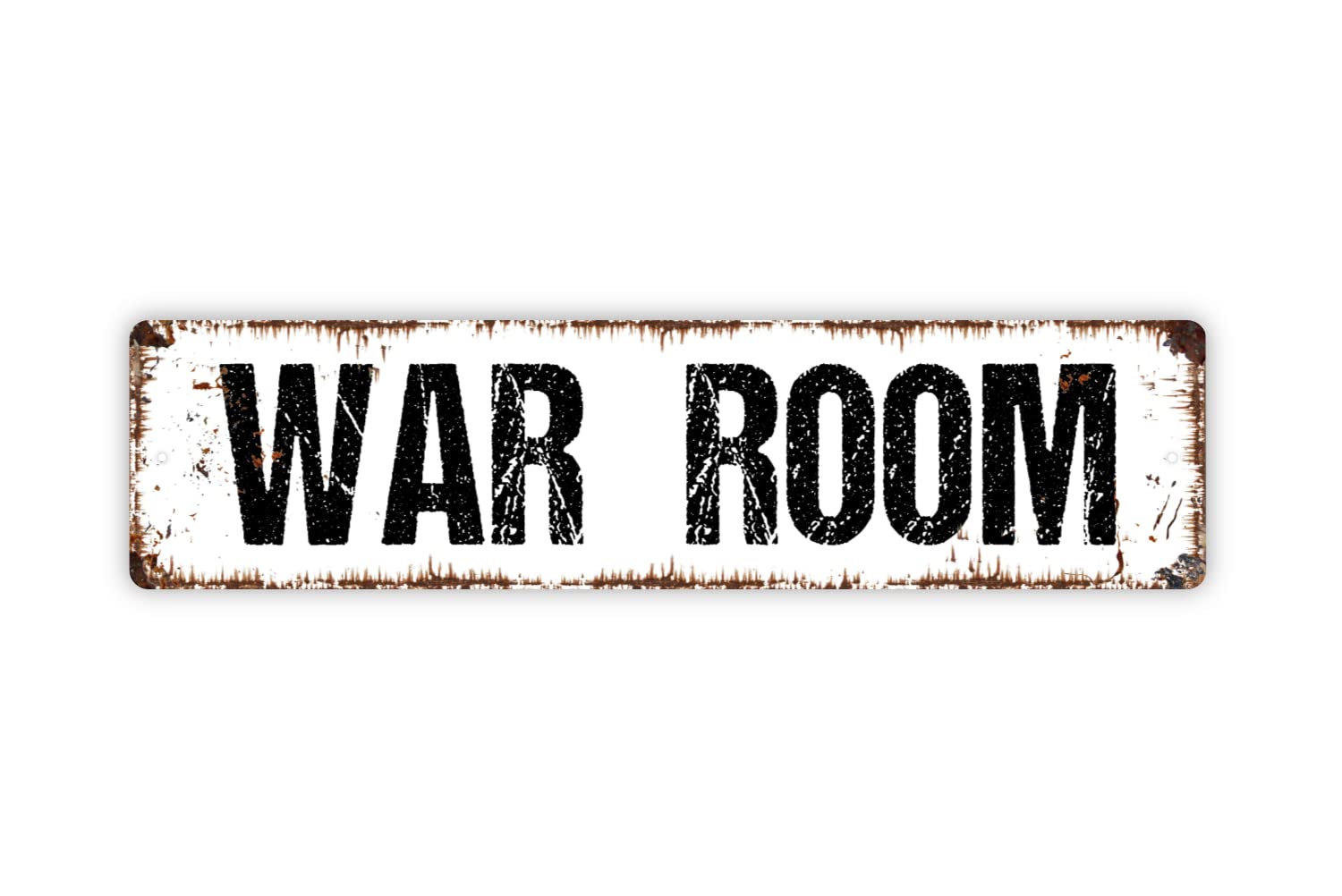 War Room Spiritual Prayer Warrior custom metal street sign plaque