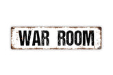 War Room Spiritual Prayer Warrior custom metal street sign plaque