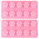 WARMBUY dog treat molds animal paws design