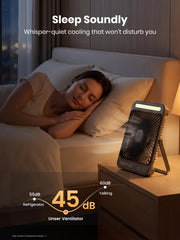 Warmco D4 quiet fan under 45dB at low speed