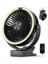 Warmco DJ15 clip on fan for camping and golf car