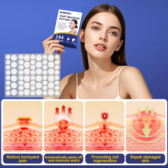 Transparent low-profile patch adhering to skin for wart care