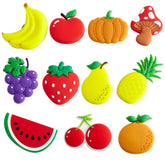 Waterproof PVC Refrigerator Magnet Stickers product packaging with cut fruit design